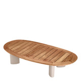 Eichholtz Free Form Outdoor Coffee Table - Natural Teak