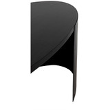 Noir Marigold Desk - Ebony Walnut With Black Steel Noir Marigold Desk - Ebony Walnut With Black Steel