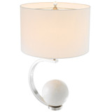 Eichholtz Luigi Table Lamp - Honed White Marble