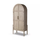 Four Hands Tolle Panel Door Cabinet - Rustic White