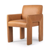 Four Hands Amur Dining Armchair - Palermo Cognac