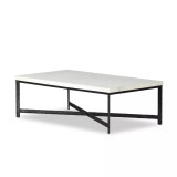 Four Hands Hammered Iron Coffee Table