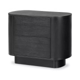 Four Hands Paden Nightstand - Aged Black Acacia