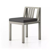 Four Hands Monterey Outdoor Dining Chair, Weathered Grey - Charcoal (Closeout)