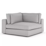 Four Hands BYO: Bloor Sectional - Corner Piece - Union Grey (Closeout)