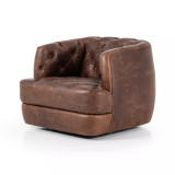 Four Hands Paul Swivel Chair - Raleigh Cigar