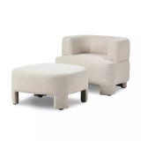 Four Hands Olvera Chair W/ Ottoman