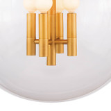 Regina Andrew Cafe Pendant Large - Natural Brass