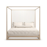 Caracole Pinstripe Light King Bed