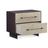 John Richard Nouvelle Two-Drawer Nightstand - Large