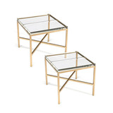 John Richard Double-Glass Block Bunching Table