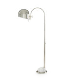 John Richard Industrial Modern Floor Lamp - Nickel