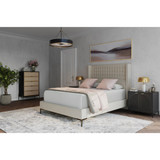 Sunpan Cairo Bed - King - Antonio Porcelain