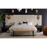 Sunpan Tarrant Bed - King - Monument Oatmeal