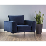 Sunpan Virgo Armchair - Metropolis Blue