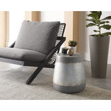 Sunpan Aries End Table - Silver