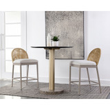 Sunpan Calandri Counter Stool - Natural - Louis Cream (Closeout) Sunpan Calandri Counter Stool - Natural - Louis Cream (Closeout)