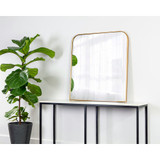 Sunpan Calabasas Wall Mirror - Brass Sunpan Calabasas Wall Mirror - Brass