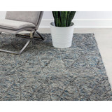 Sunpan Corfu Hand-Tufted Rug - Blue / Charcoal - 5' X 8'