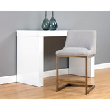 Sunpan Holly Counter Stool - Zenith Soft Grey