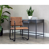 Sunpan Garrett Office Chair - Cognac Leather
