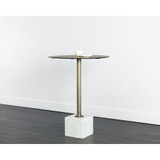 Sunpan Kata Bar Table - White Marble