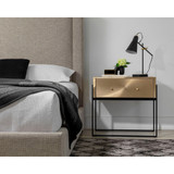 Sunpan Modena Nightstand - Large - Antique Gold