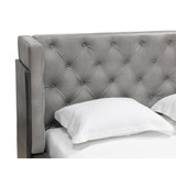 Sunpan Laura Bed - Queen - Bravo Metal / Bravo Portabella