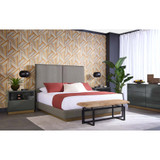 Sunpan Jenkins Bed - King - Dazzle Grey