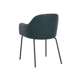 Sunpan Hensley Dining Armchair - Dark Teal