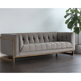 Sunpan Ekon Sofa - Piccolo Pebble