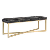 Alder & Tweed Scottsdale Bench - Antique Brass