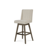 Alder & Tweed Tribeca Swivel Counter Stool - Chevron Cream