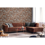 Seabrook Designs Tailor Faux Brick Prepasted - Spiced Ginger