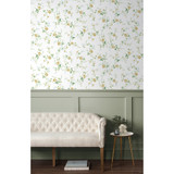 Seabrook Designs Meadow Floral Trail - Wheatfield & Sage