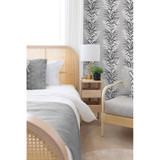 NextWall Leaf Stripe - Monochrome