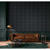 NextWall Classic Plaid - Deep Blue