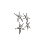 Phillips Collection Starfish - Silver Leaf - Set of 4 - MD Phillips Collection Starfish - Silver Leaf - Set of 4 - MD