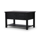 Four Hands Gardendale Kitchen Island - 60" - Black Oak