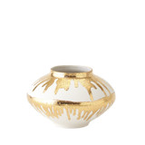 Global Views Nuove Vase - Gold Drips - Sm Global Views Nuove Vase - Gold Drips - Sm