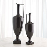 Global Views Quiet Curve Urn - Black - Lg Global Views Quiet Curve Urn - Black - Lg