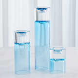 Global Views Radiant T - Lite Holder - Vase - Blue - Med Global Views Radiant T - Lite Holder - Vase - Blue - Med