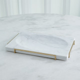 Studio A Overture Tray - White Marble Studio A Overture Tray - White Marble