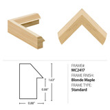 Wendover Gold Aqua Ferns 6