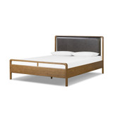 Four Hands Rosedale Bed - King - Amber Oak Veneer