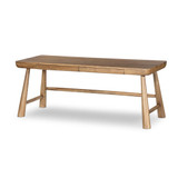 Four Hands Lorik Desk - Caramel Rubberwood