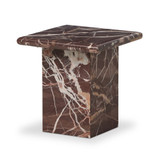 Four Hands Arum End Table - Merlot Marble