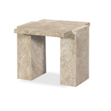 Four Hands Romano End Table - Lunar Marble