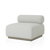 Four Hands Lenox Outdoor Armless Piece - Washed Brown