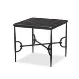 Four Hands Babylon End Table - Grey Italian Marble